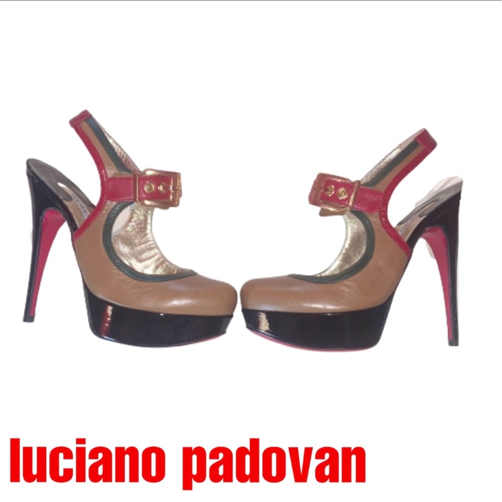 Luciano Padovan Colorblock Platforms